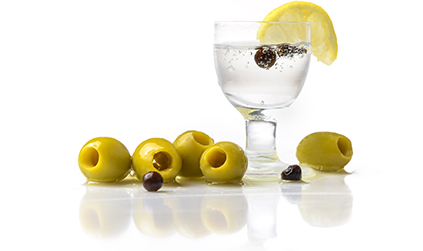 gin-olives